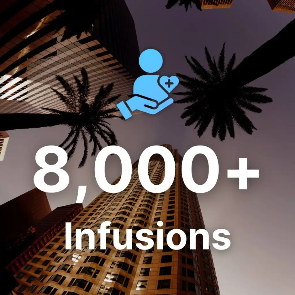 Point Infusion: 8,000 Infusions Administered