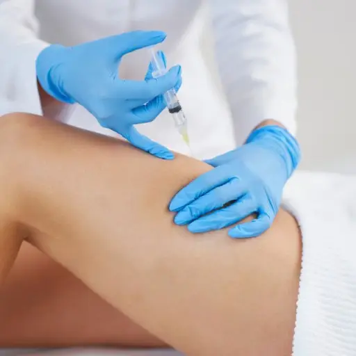 Leg Growth factor Injection treatment