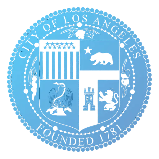 Los Angeles City Seal, Location