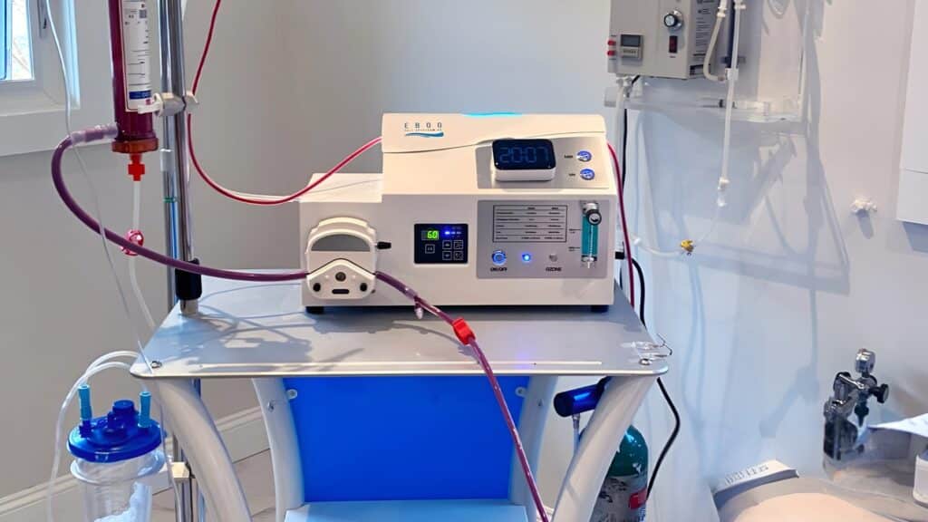 Image of ozone iv therapy machine, ozone dialysis