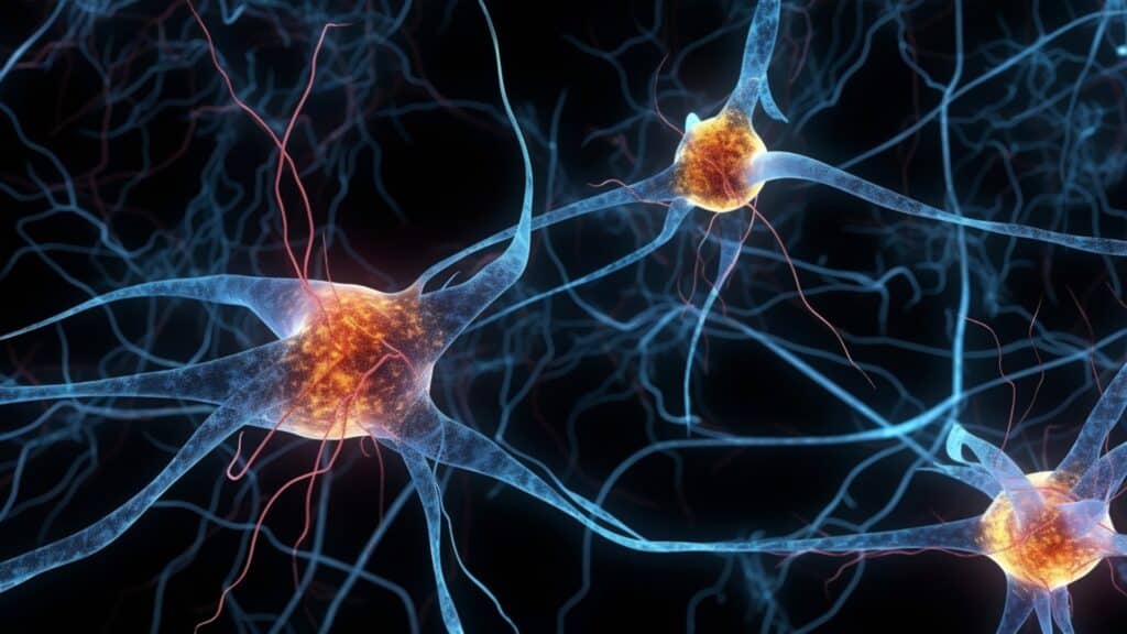 image depicting neurons firing from TMS/ketamine combination therapy